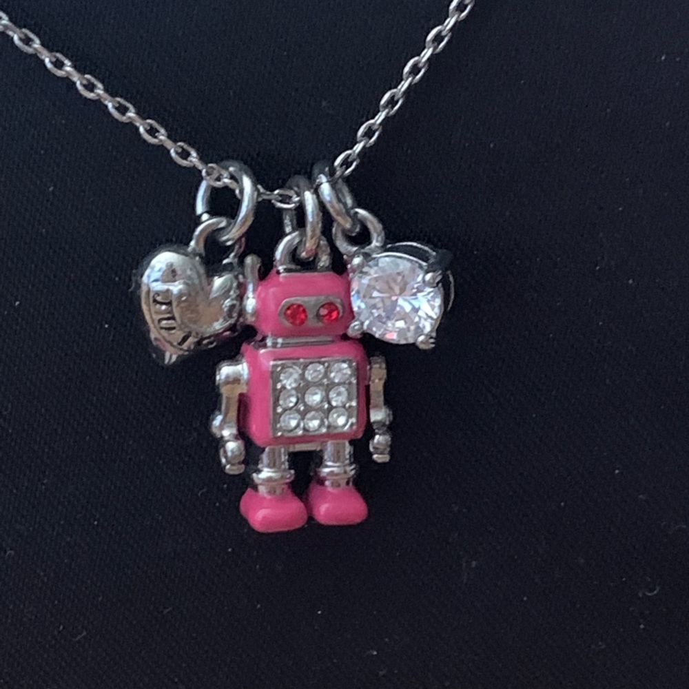 Juicy Couture Robot Mini Critter Necklace - Picture 2 of 4